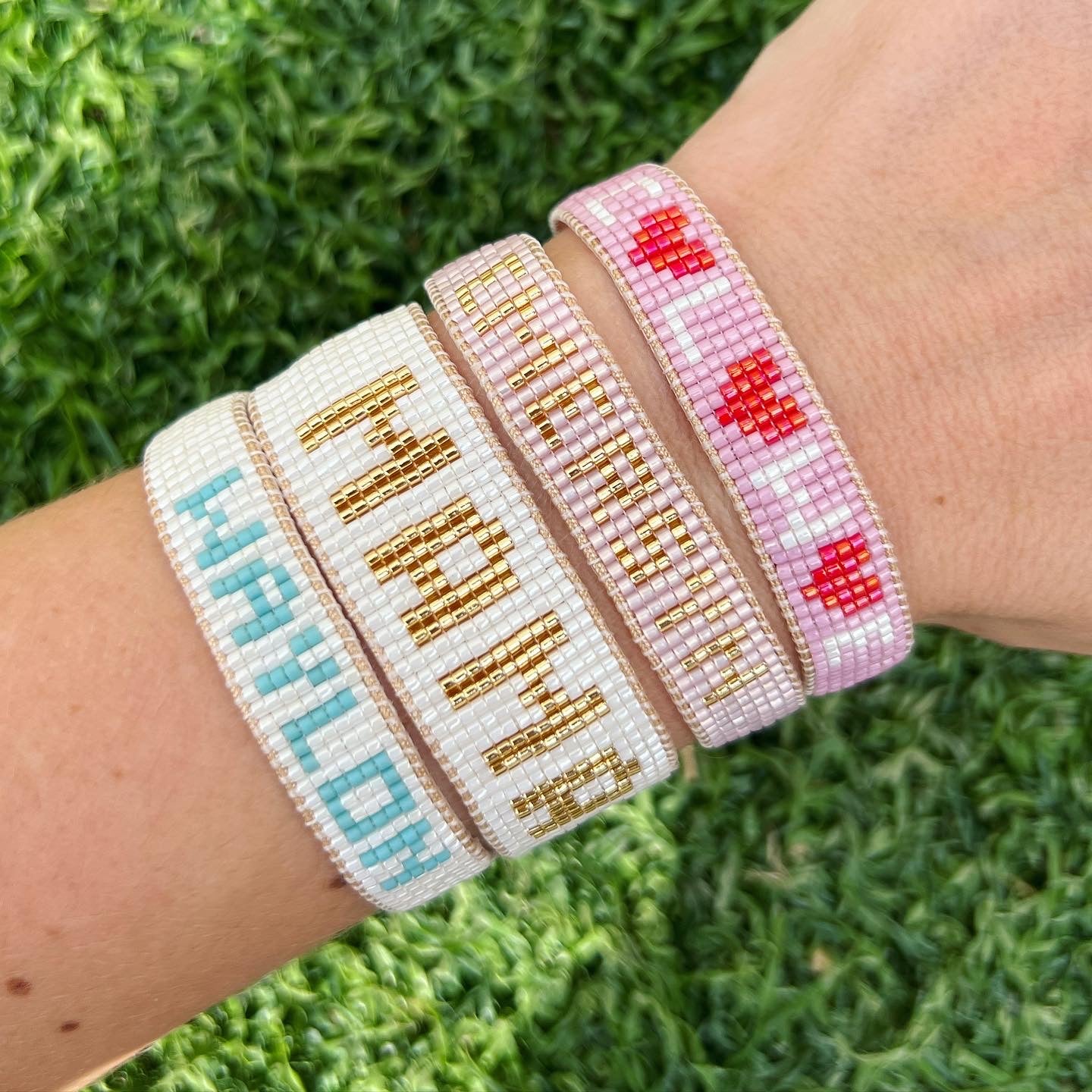 Handmade Seed Bead Bracelet