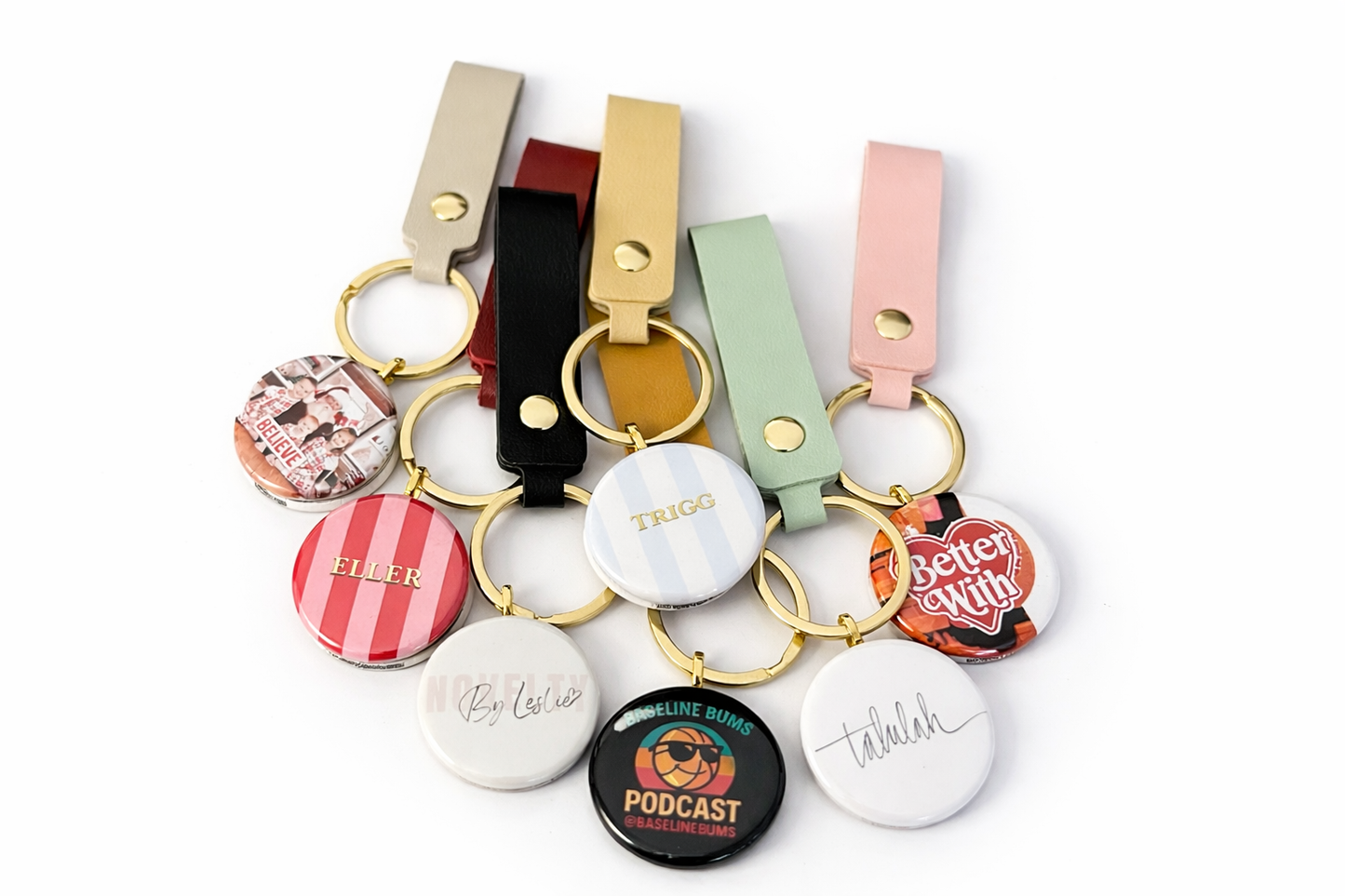 Double Sided Custom Photo Keychains