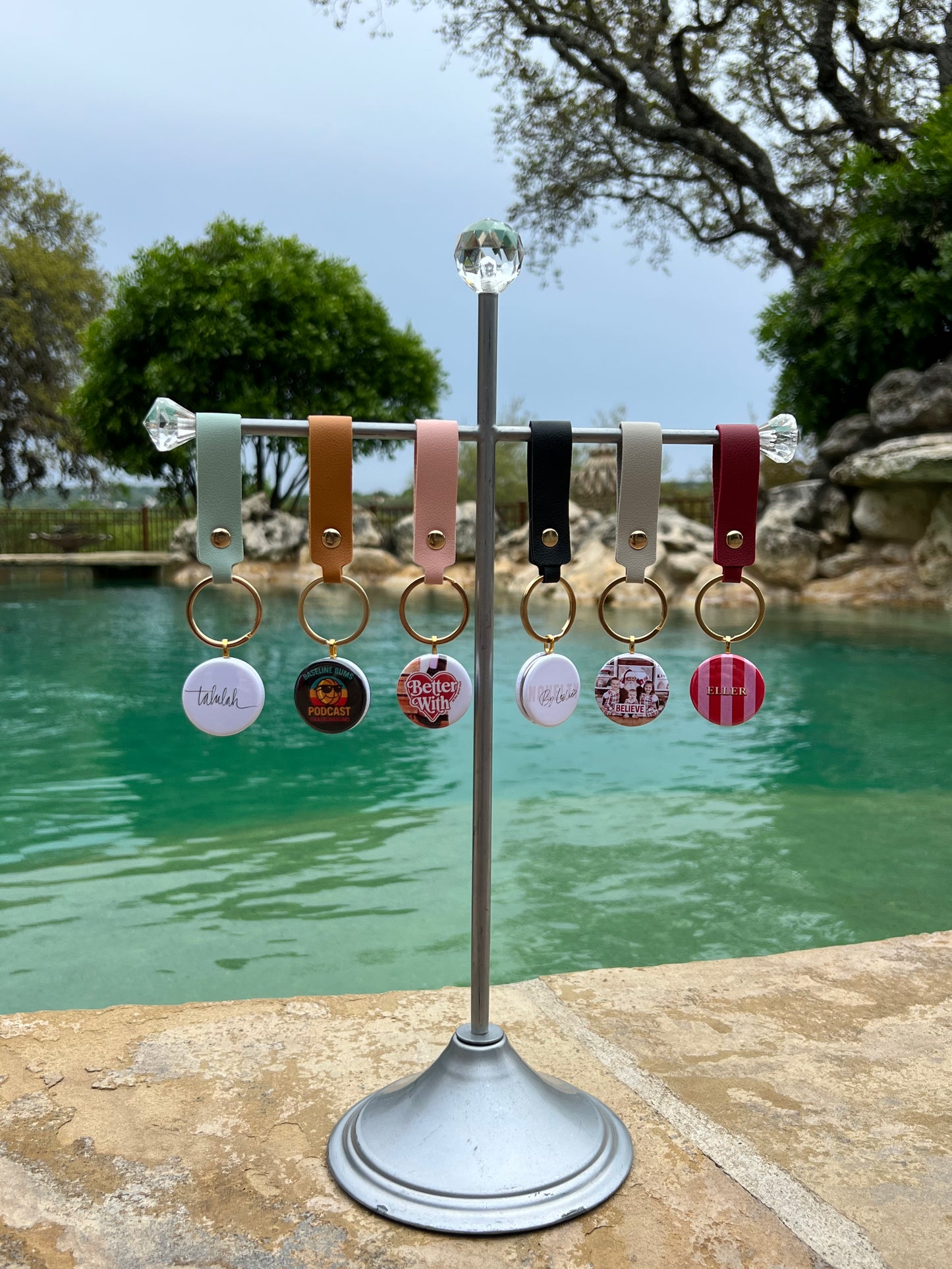 Double Sided Custom Photo Keychains